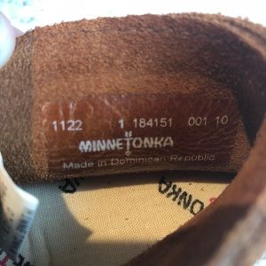 Minnetonka moccs size 1 baby. Worn once.